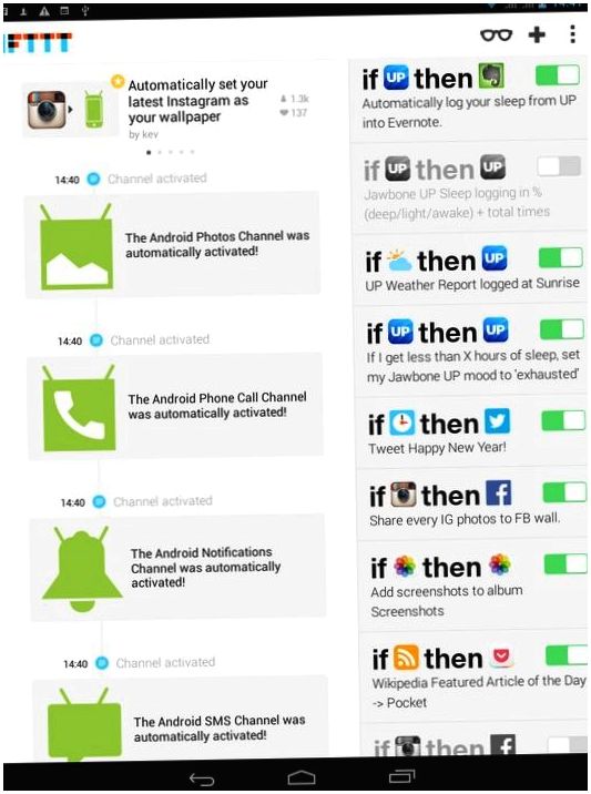 Обзор Android-приложения IFTTT: пульт управления всем (обзор, android-приложения, ifttt, пульт) Обзор Android-приложения IFTTT: пульт управления всем